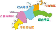 愛媛地図